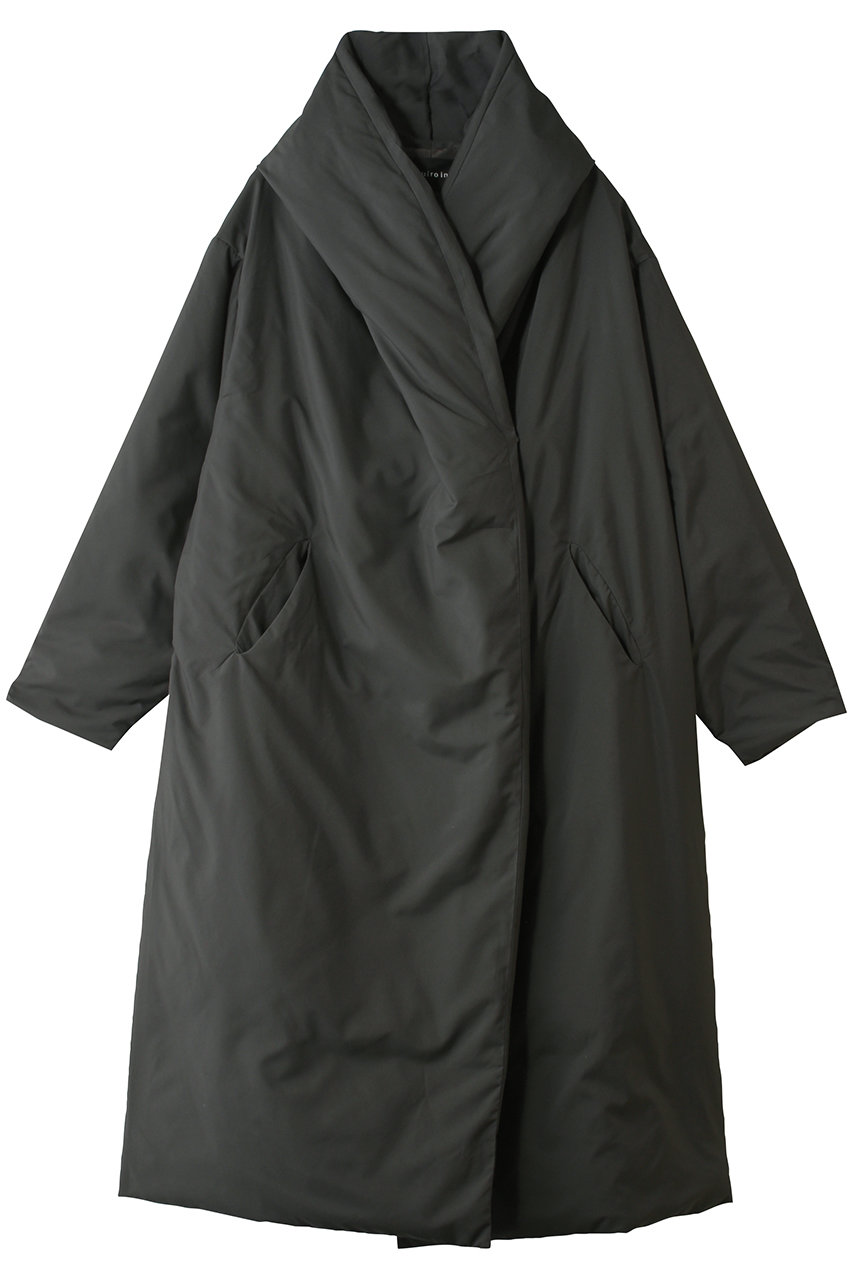 ミズイロインド/mizuiro indのdrape light down CT コート(c.gray/3-270064A)