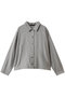 wool blend basic shirt シャツ ミズイロインド/mizuiro ind l.gray
