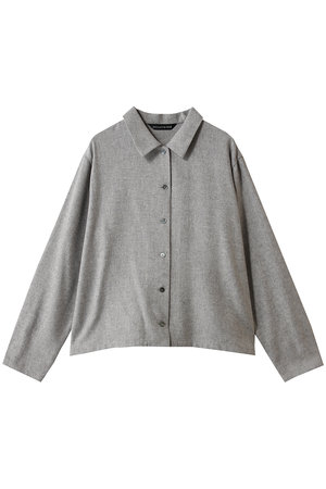 ミズイロインド/mizuiro indのwool blend basic shirt シャツ(110400/110403)
