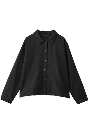 ミズイロインド/mizuiro indのwool blend basic shirt シャツ(110400/110403)