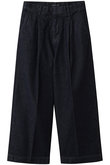 wide denim slacks スラックス