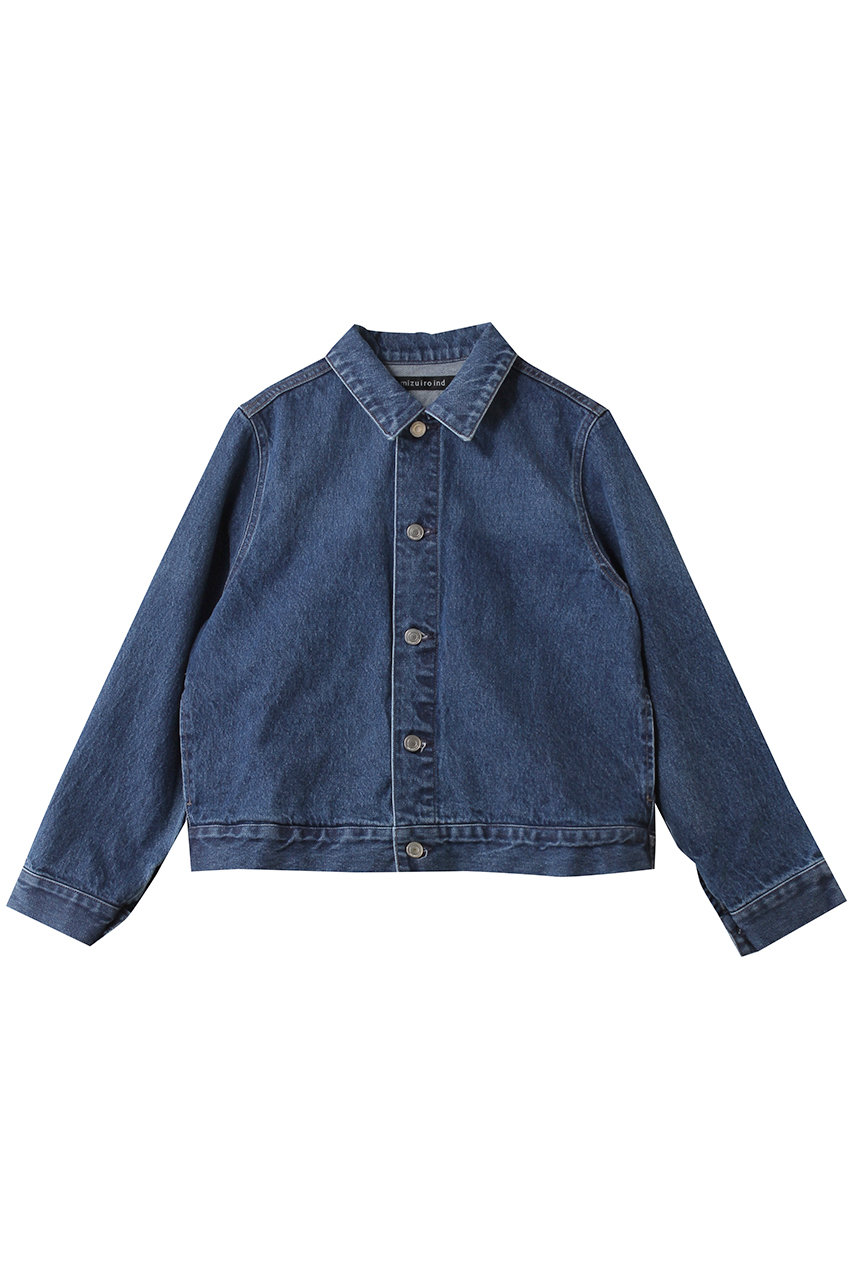 ミズイロインド/mizuiro indのcompact denim JK ジャケット(navy/1-270030DM)
