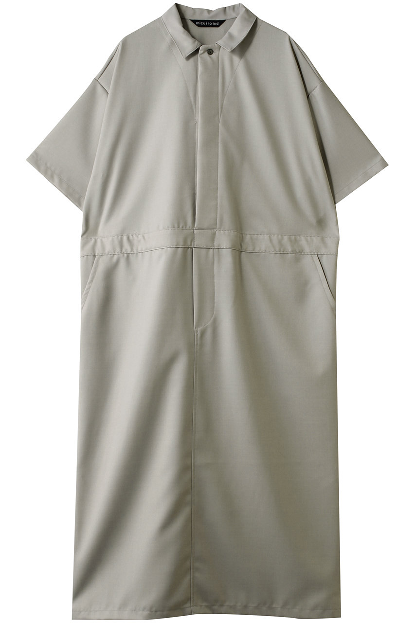 ミズイロインド/mizuiro indのpainter like OP ワンピース(l.gray/1-250073)