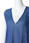 sheer deep V neck vest ベスト ミズイロインド/mizuiro ind