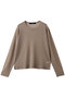 sheer crew neck P/O プルオーバー ミズイロインド/mizuiro ind beige