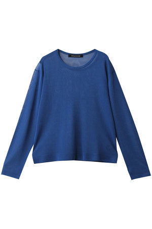 ミズイロインド/mizuiro indのsheer crew neck P/O プルオーバー(110300/110301)
