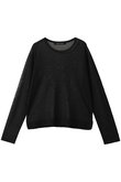 sheer crew neck P/O プルオーバー