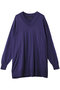 V neck wide P/O プルオーバー ミズイロインド/mizuiro ind purple