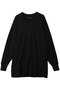 V neck wide P/O プルオーバー ミズイロインド/mizuiro ind black