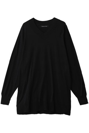ミズイロインド/mizuiro indのV neck wide P/O プルオーバー(110300/110301)