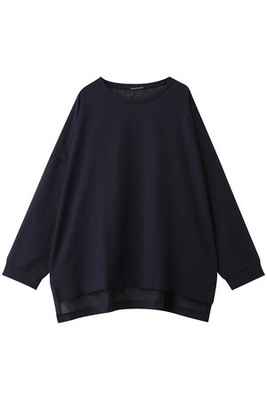 ミズイロインド/mizuiro indのwasher voile wide P/O プルオーバー(110100/110103)