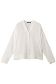washer voile V neck C/D カーディガン