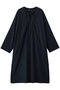 lace up OP ワンピース ミズイロインド/mizuiro ind navy