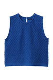 patterned sheer vest ベスト