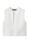 deep V neck vest ベスト ミズイロインド/mizuiro ind off white