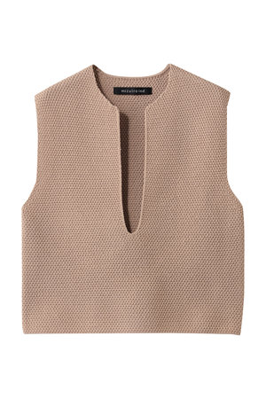 ミズイロインド/mizuiro indのdeep V neck vest ベスト(110300/110301)