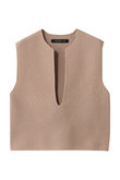 deep V neck vest ベスト