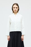stand collar short shirt シャツ