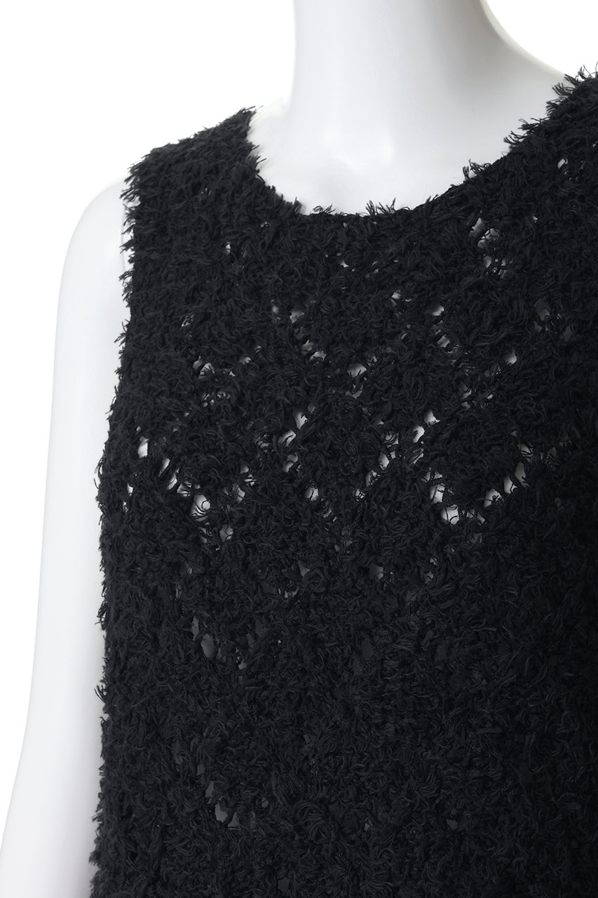 mizuiro ind(ミズイロインド)｜patterned vest ベスト/ivory の通販