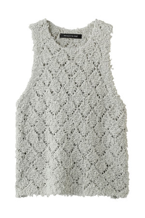 ミズイロインド/mizuiro indのpatterned vest ベスト(110300/110301)