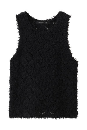ミズイロインド/mizuiro indのpatterned vest ベスト(110300/110301)