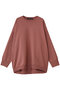 crew neck wide P/O プルオーバー ミズイロインド/mizuiro ind pink