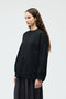 crew neck wide P/O プルオーバー ミズイロインド/mizuiro ind