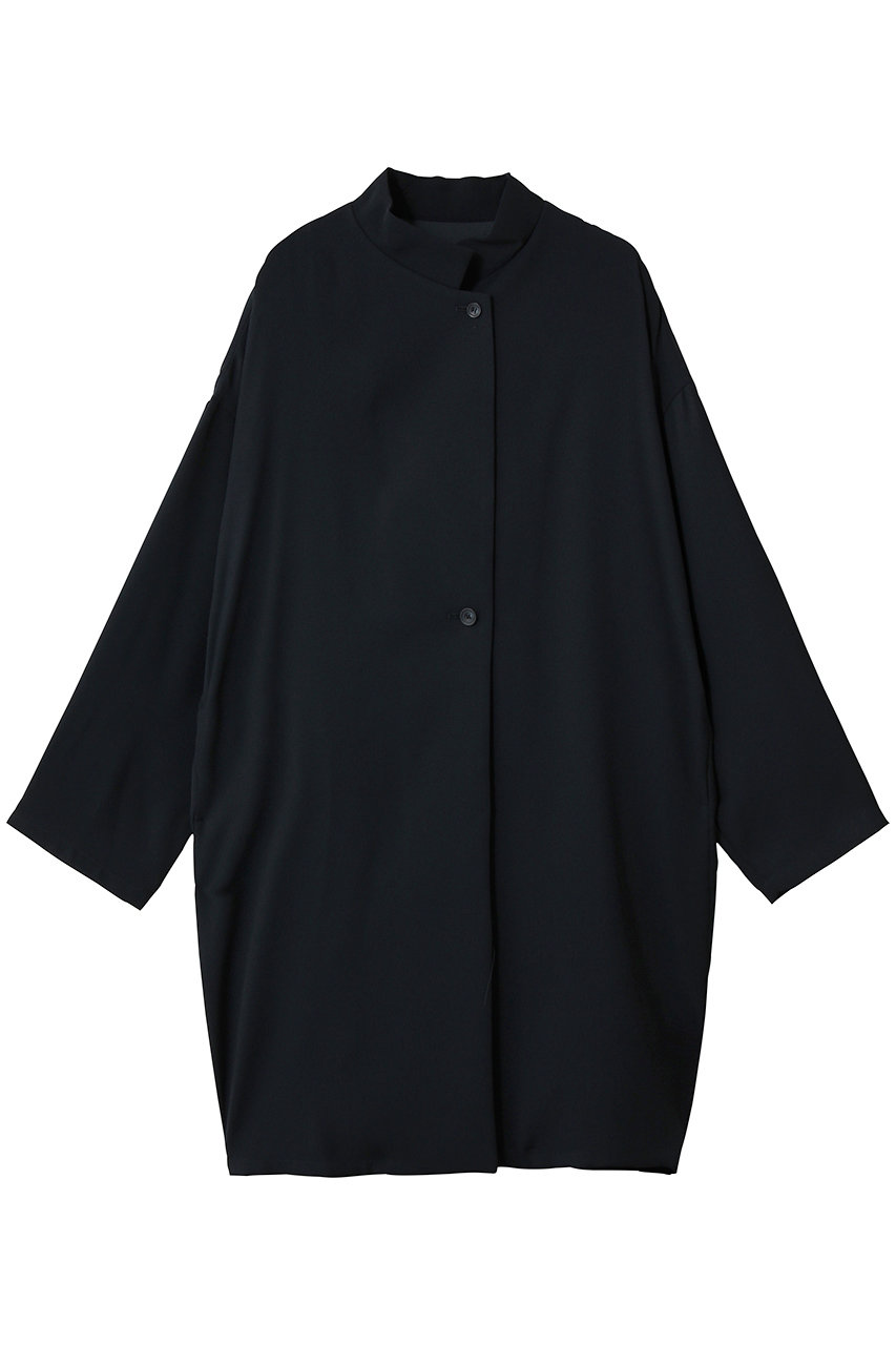 ミズイロインド/mizuiro indのstand collar wide JK ジャケット(navy/1-270040)