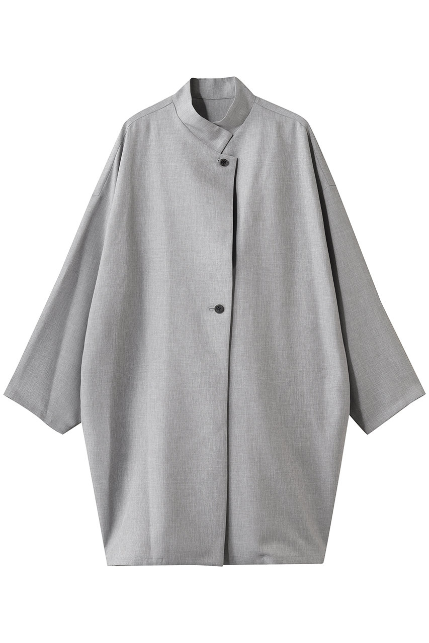 ミズイロインド/mizuiro indのstand collar wide JK ジャケット(l.grayA/1-270040)