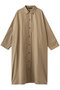 wide shirt OP ワンピース ミズイロインド/mizuiro ind beige
