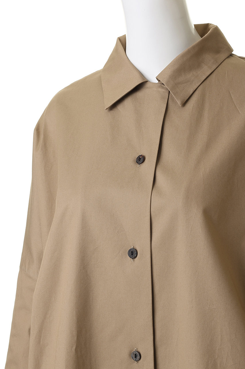 mizuiro ind(ミズイロインド)｜wide OP coat コート/beige の通販