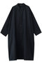 wide shirt OP ワンピース ミズイロインド/mizuiro ind navy