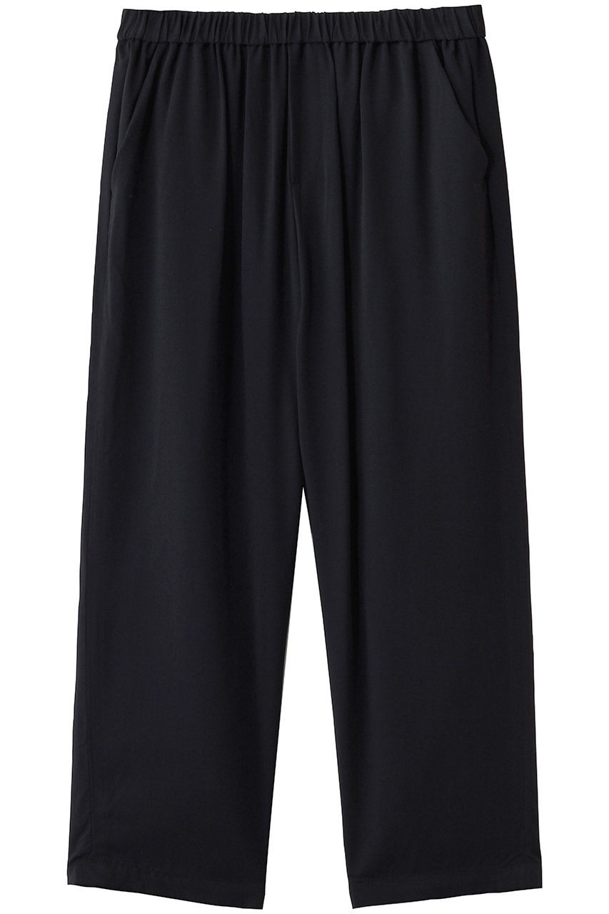 ミズイロインド/mizuiro indのT/R tuck easy PT パンツ(navy/1-260106)