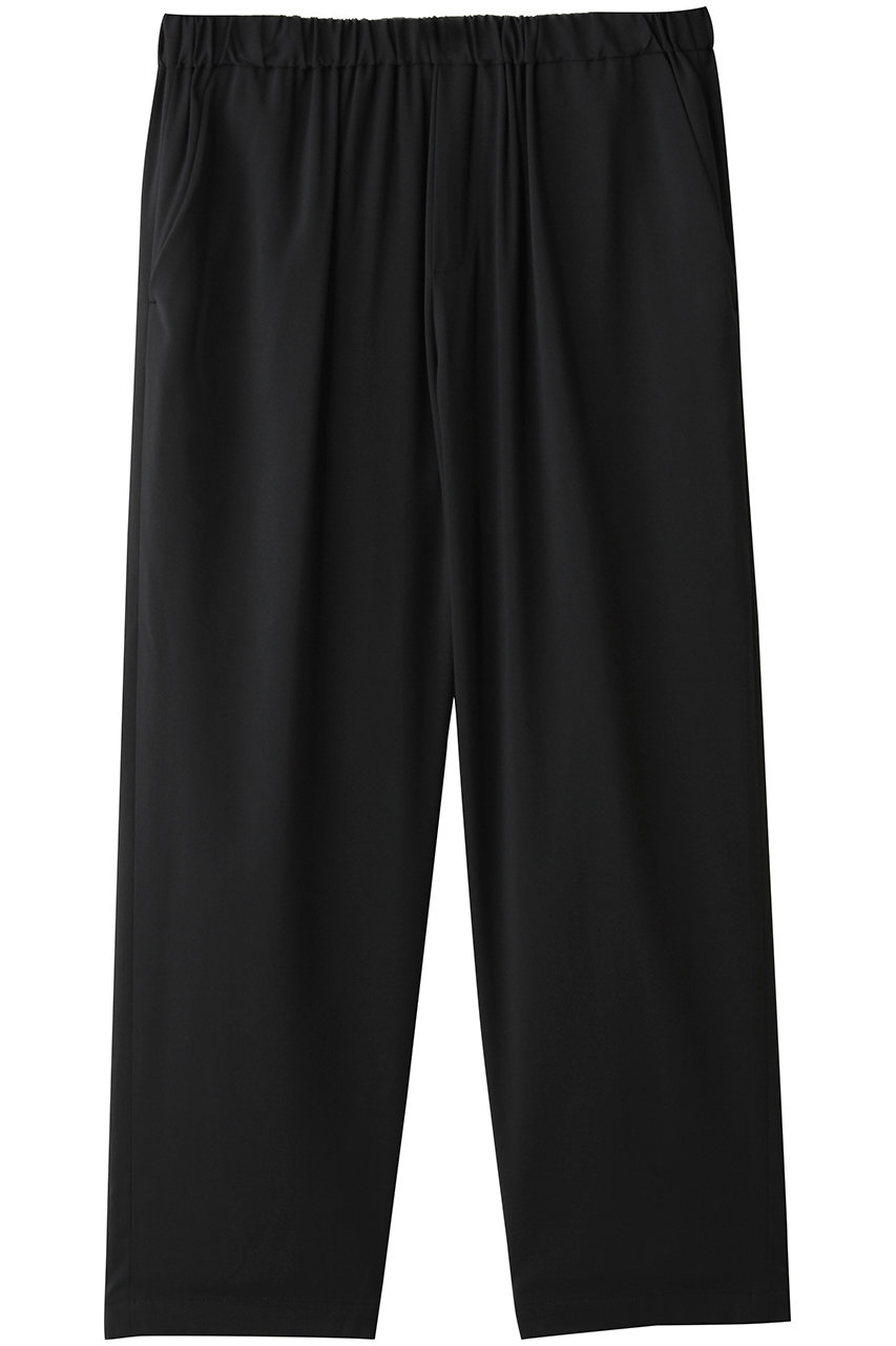 mizuiro ind T/R tuck easy PT パンツ (blackA, F) ミズイロインド ELLE SHOP