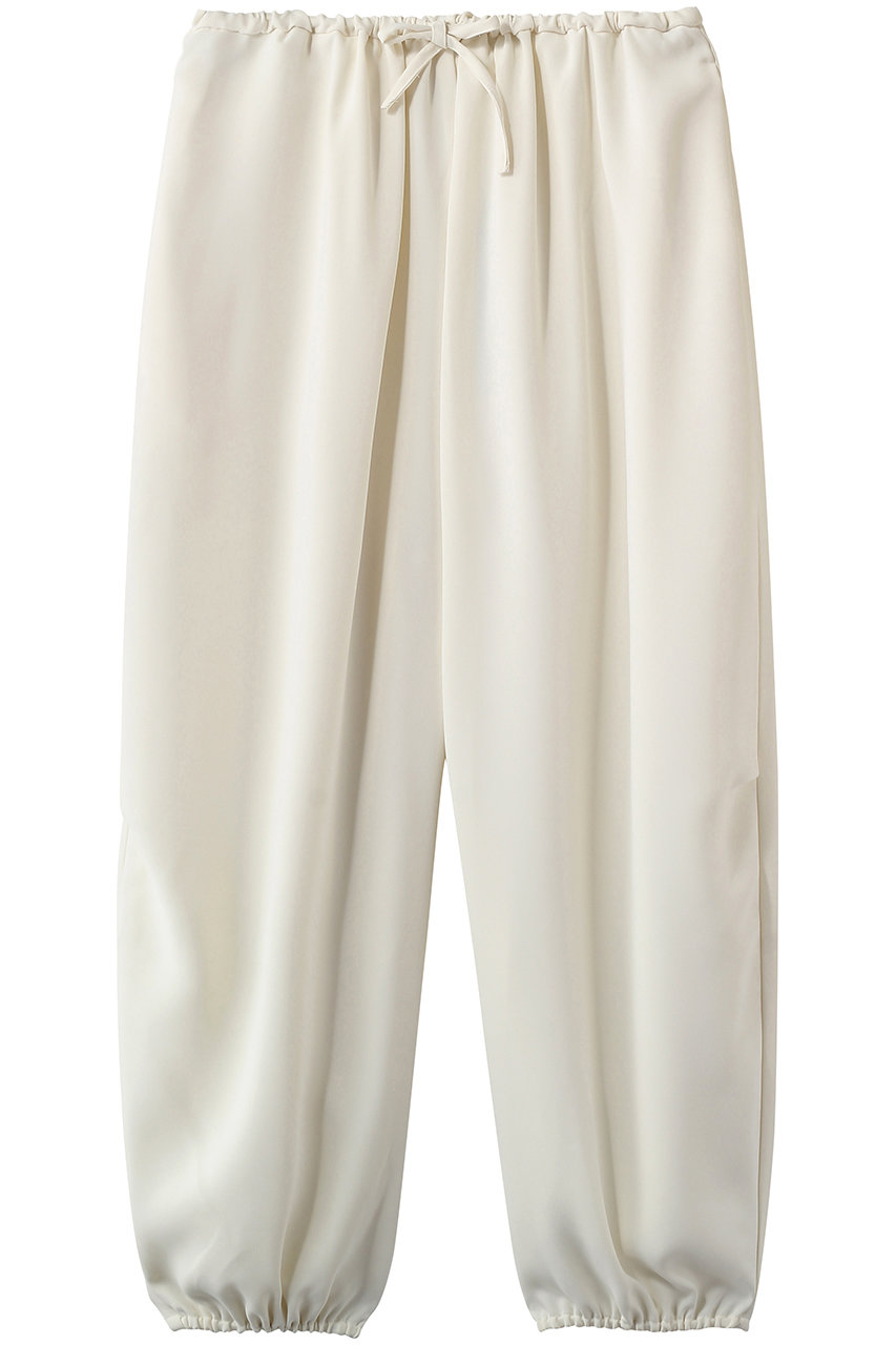 ミズイロインド/mizuiro indのdrawstringhem easy PT パンツ(off white/1-260110)