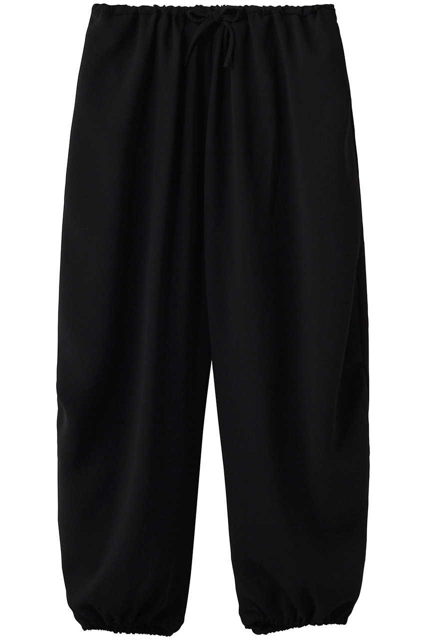 ミズイロインド/mizuiro indのdrawstringhem easy PT パンツ(black/1-260110)