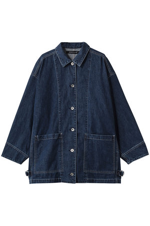 ミズイロインド/mizuiro indのwide denim coverall カバーオール(110800/110801)