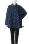 wide denim coverall カバーオール ミズイロインド/mizuiro ind