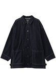 wide denim coverall カバーオール