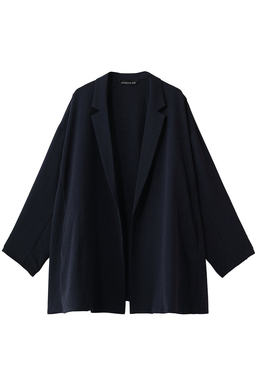ミズイロインド/mizuiro indのtailored shirt JK ジャケット(navy/1-230170)