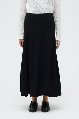 ミズイロインド/mizuiro indのgeorgette balloon long SK スカート(110700/110703)