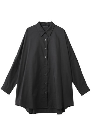 ミズイロインド/mizuiro indのT/C sheer wide shirt シャツ(110400/110403)