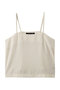 georgette camisole キャミソール ミズイロインド/mizuiro ind ivory