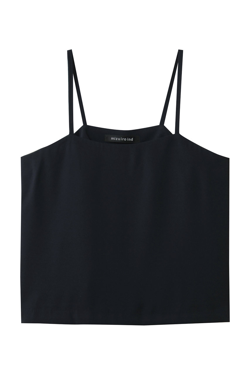 ミズイロインド/mizuiro indのgeorgette camisole キャミソール(navy/1-230166)