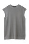 stone wash mesh long vest ベスト ミズイロインド/mizuiro ind gray