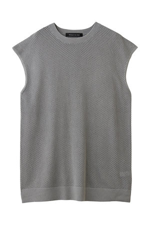 ミズイロインド/mizuiro indのstone wash mesh long vest ベスト(110300/110301)