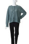 stone wash mesh crew neck C/D カーディガン ミズイロインド/mizuiro ind