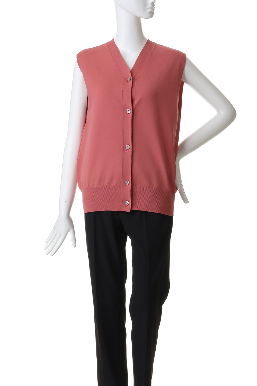 mizuiro ind(ミズイロインド)｜V neck vest ベスト/ivory の通販