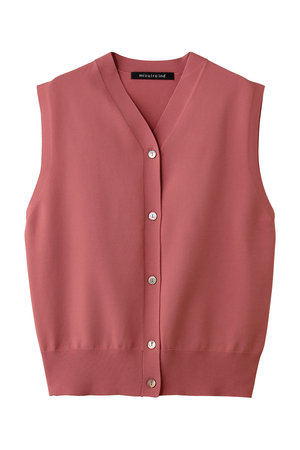 ミズイロインド/mizuiro indのV neck vest ベスト(110300/110301)