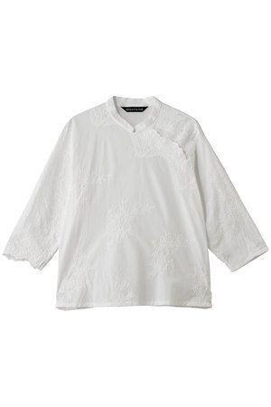 ミズイロインド/mizuiro indのlace chinoiserie  shirt シャツ(110400/110403)